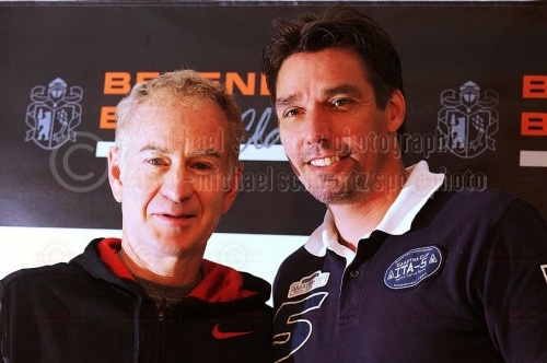 John McEnroe und Michael Stich bei den ATP German Open 2012 (© MSSP)