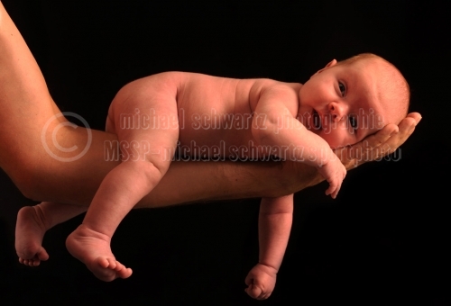 Baby im Fotostudio (© schwartz photographie)