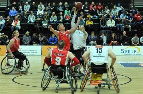 BG Baskets Hamburg -  RBC K?ln 99ers am 10. Januar 2015 (© MSSP)