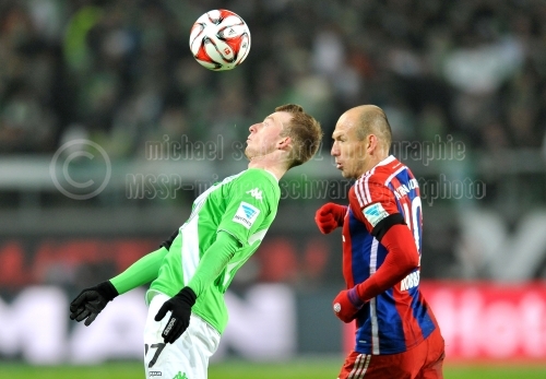 VfL Wolfsburg - FC Bayern Muenchen am 30. Januar 2015 (© MSSP)