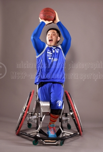 Rollstuhlbasketballspieler Reo Fujimoto am 06.03.2015 (© Michael Schwartz)