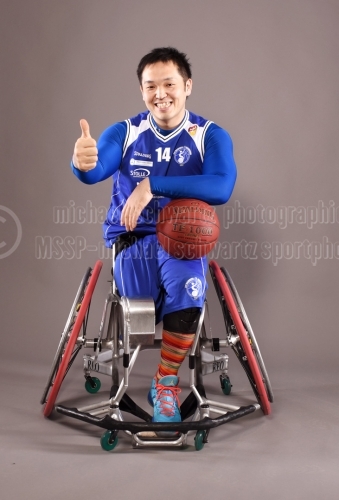 Rollstuhlbasketballspieler Reo Fujimoto am 06.03.2015 (© Michael Schwartz)