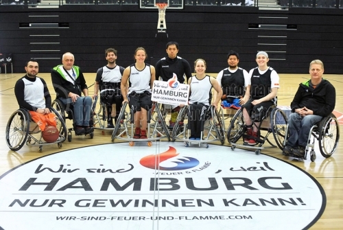 Pressetraining der BG Baskets Hamburg am 20. Maerz 2015 (© MSSP)