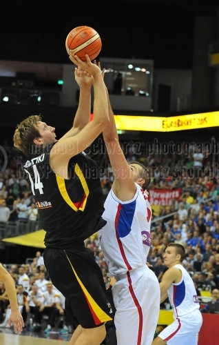 FIBA EM-Vorrunde Serbien - Deutschland am 06. September 2015 (© MSSP - Michael Schwartz)