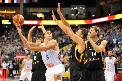 FIBA EM-Vorrunde Italien - Deutschland am 09. September 2015 (© MSSP - Michael Schwartz)