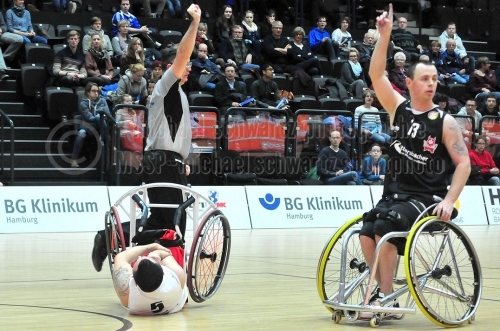 BG Baskets Hamburg - Rolling Devils Kaiserslautern am 17. Januar 2016 (© MSSP)