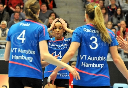 VT Aurubis Hamburg - Ladies in Black Aachen am 26. Februar 2016 (© MSSP)
