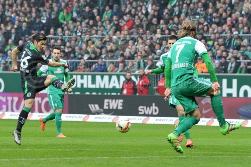 SV Werder Bremen - Hannover 96 am 05. Maerz 2016 (© MSSP - Michael Schwartz)