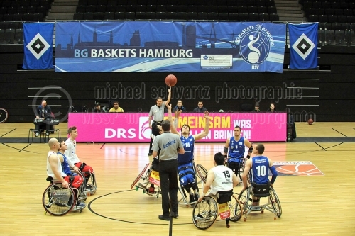 BG Baskets Hamburg - RSB Thuringia Bulls am 06. Maerz 2016 (© MSSP)