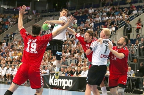 Handball-Laenderspiel Deutschland-Russland am 08. Juni 2016 (© MSSP - Tom Kohler)