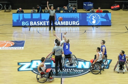BG Baskets Hamburg - ASV Bonn am 18. Februar 2017 (© MSSP - Katrin Beyer)