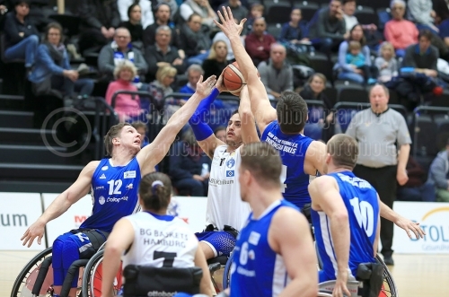 BG Baskets Hamburg - RSB Thuringia Bulls am 18. Februar 2018 (© MSSP - Michael Schwartz)