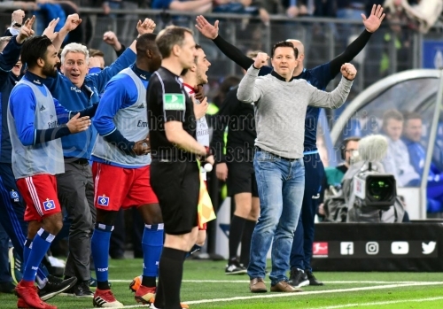 Hamburger SV - FC Schalke 04 am 07. April 2018 (© MSSP - Michael Schwartz)