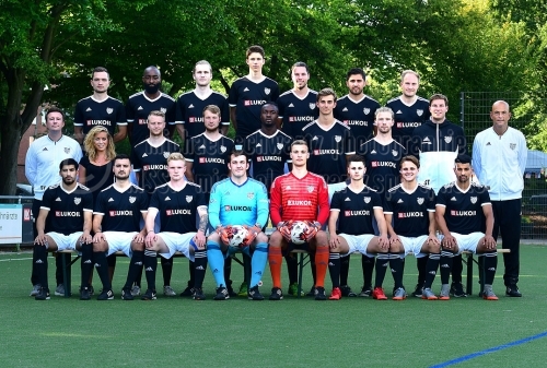 Mannschaftsfoto FC Teutonia Ottensen 1905 e.V. der Saison 2018-2019 am 24. Juli 2018 (© MSSP - Michael Schwartz)