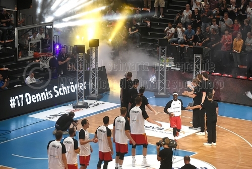 Basketball Supercup Deutschland - Italien am 08. September 2018 (© MSSP - Michael Schwartz)