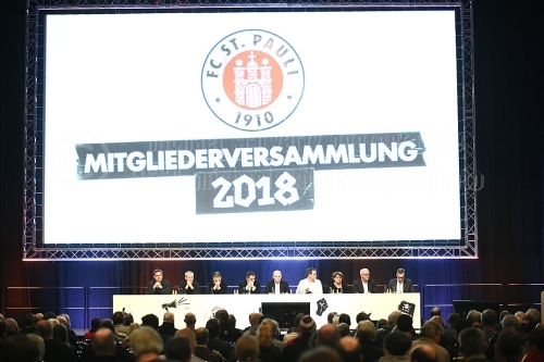 Mitgliederversammlung des FC St. Pauli am 04. Dezember 2018 (© MSSP - Michael Schwartz)