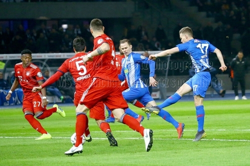 Hertha BSC Berlin - FC Bayern Muenchen am 06. Februar 2019 (© MSSP - Michael Hundt)