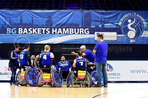 BG Baskets Hamburg - Doneck Dolphins Trier am 27. Oktober 2019 (© MSSP-Sportphoto)