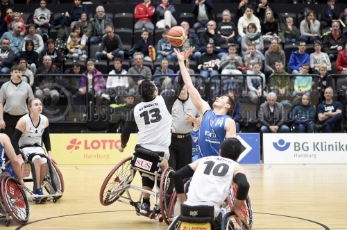 BG Baskets Hamburg - RSB Thuringia Bulls am 12. Januar 2020 (© MSSP)