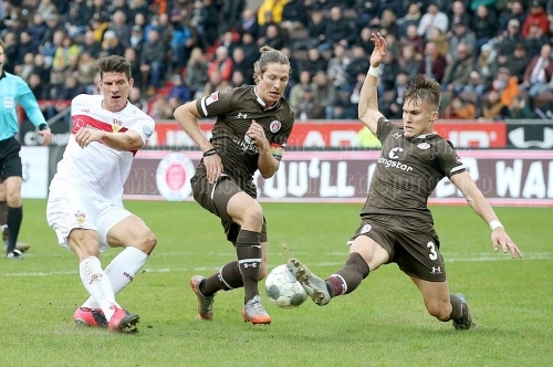 FC St. Pauli -  VfB Stuttgart am 01. Februar 2020 (© MSSP)