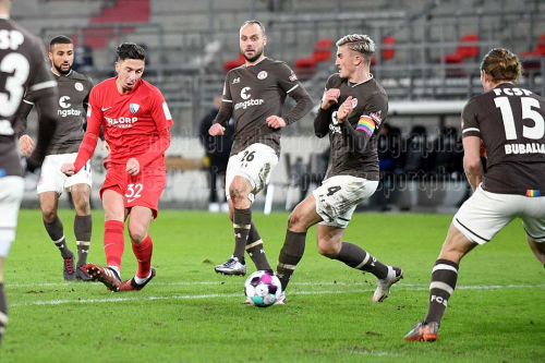 FC St. Pauli - VfL Bochum am 28. Januar 2021 (© MSSP - Michael Schwartz)