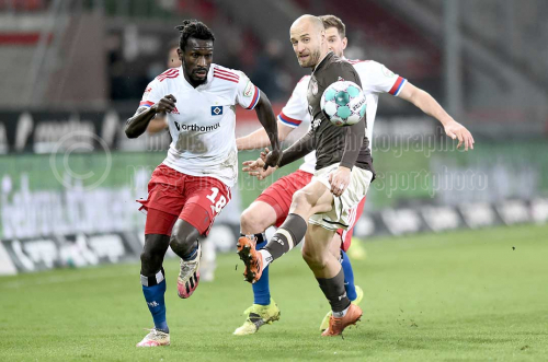 FC St. Pauli - Hamburger SV am 01. Maerz 2021 (© MSSP - Michael Schwartz)