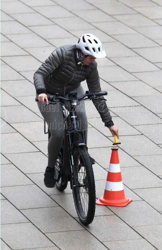 Fahrradsicherheitstraining der BGHW in Hamburg am 24. September 2022 (© schwartz photographie)